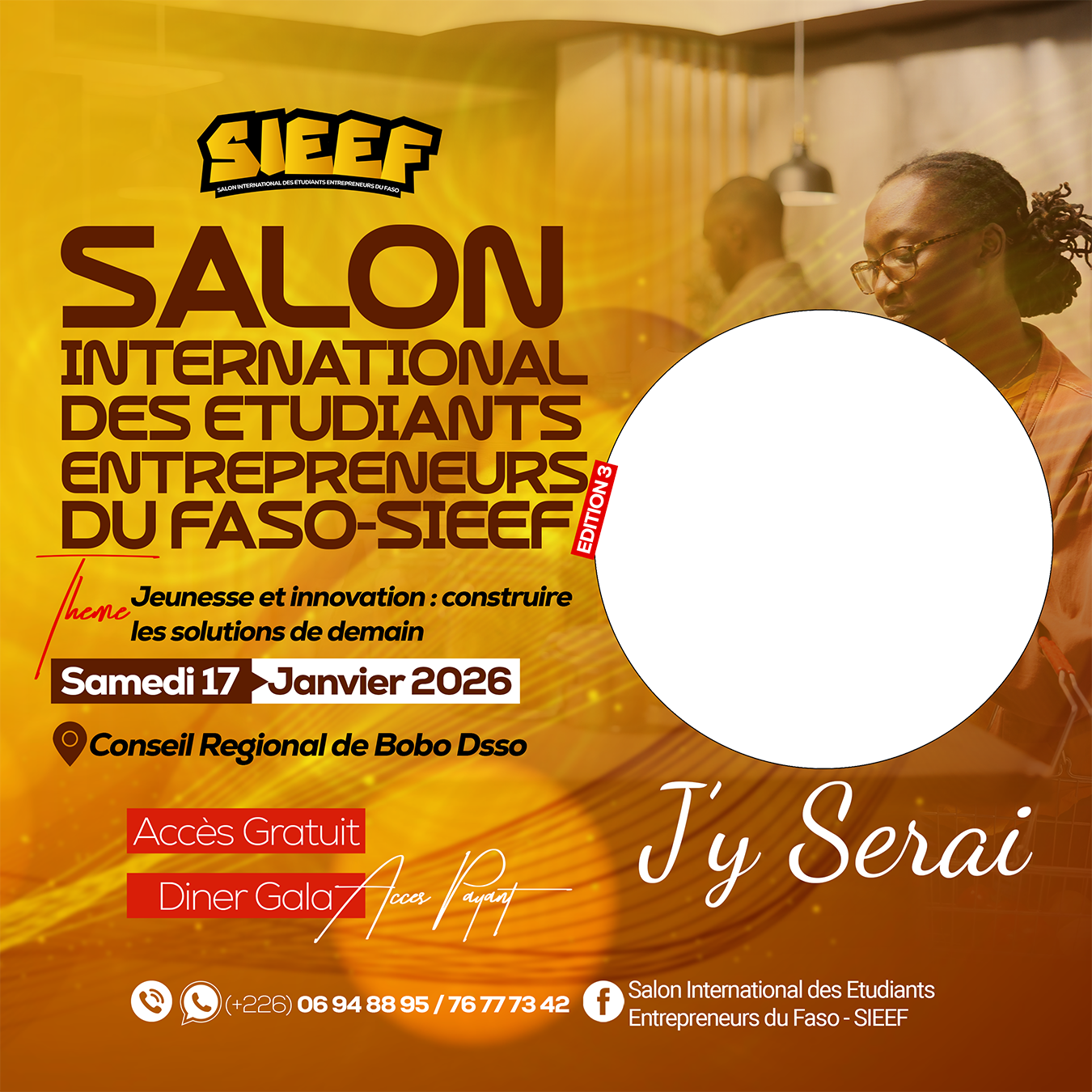 SIEEF 2026 — visuel J'y serai
