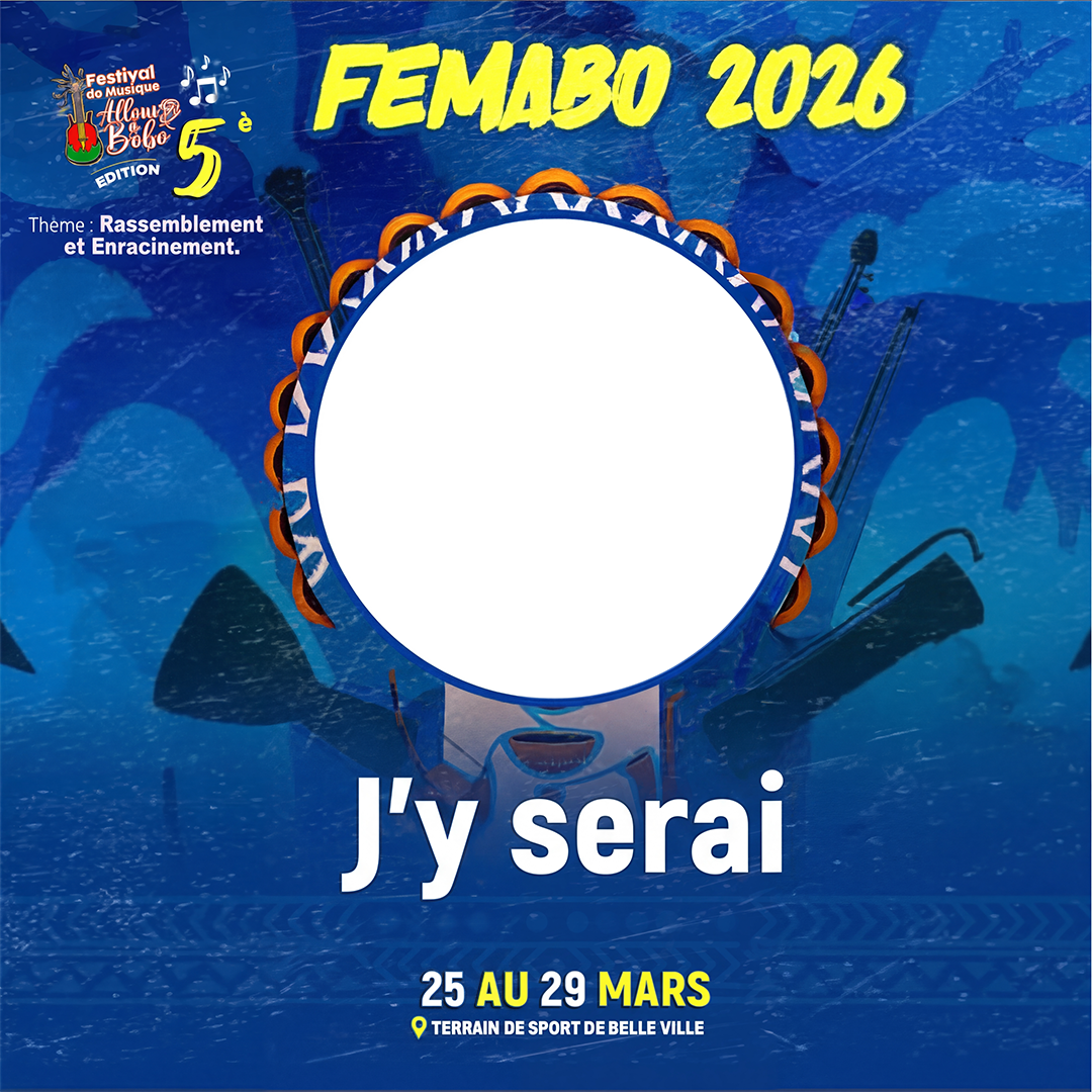 Festival de musique Allons à Bobo edition 5 — visuel J'y serai
